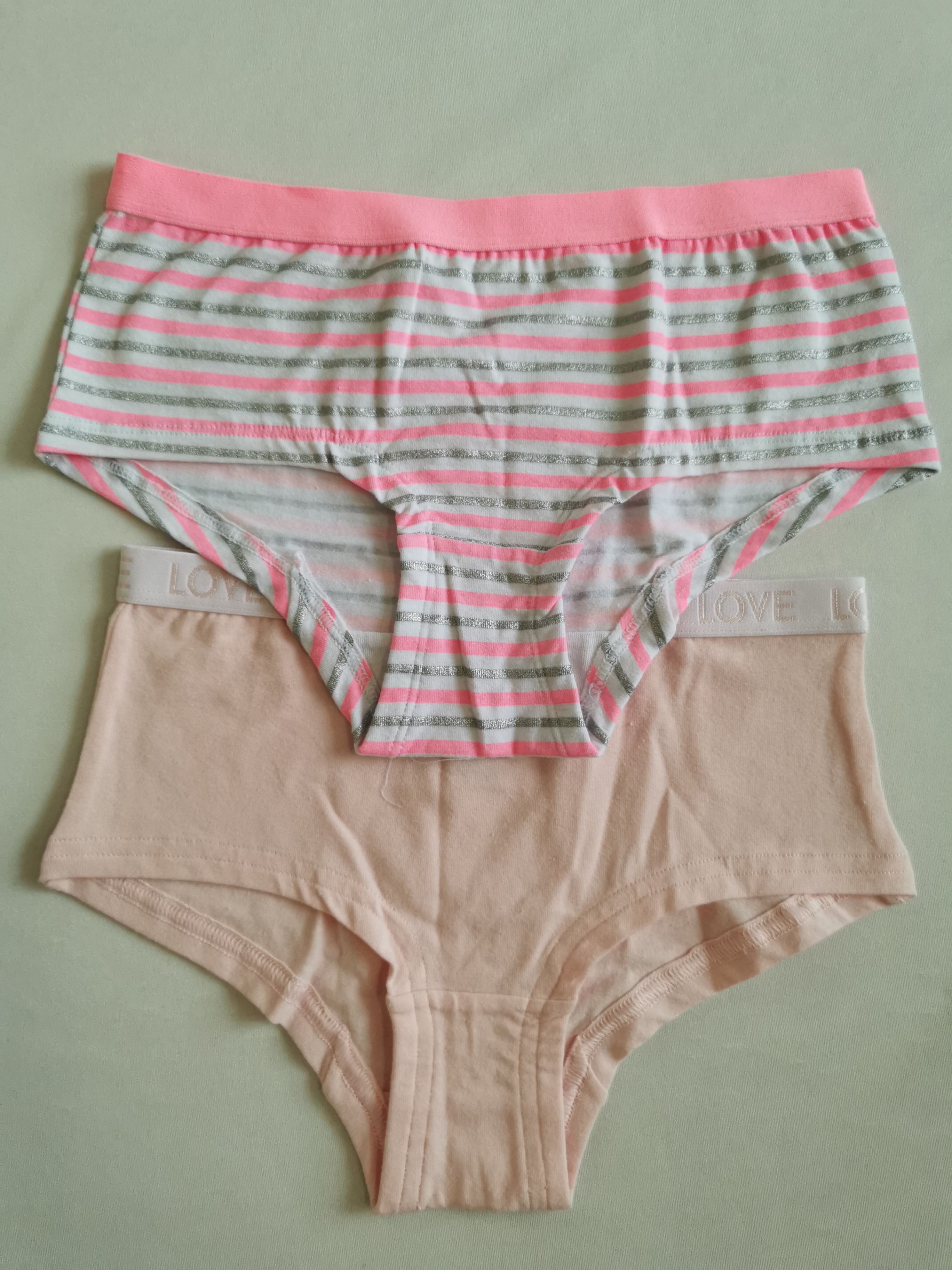 Ladies' brief women's panties bikini cotton spandex printed solid hot selling 